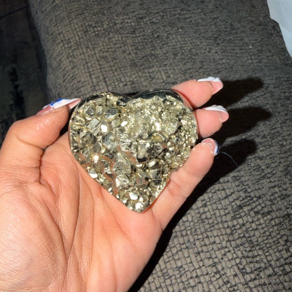 Other - PYRITE Heart-Shaped Crystal For Protection